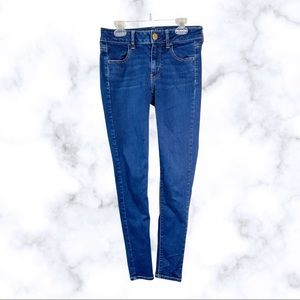 American Eagle Dark Wash Super Stretch Jegging Jean